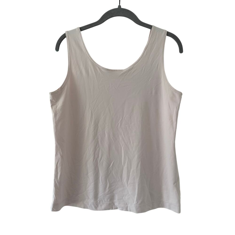 Chico’s Travelers Tank Top Medium Pink Sleeveless Stretch Layering Shell - Picture 6 of 6